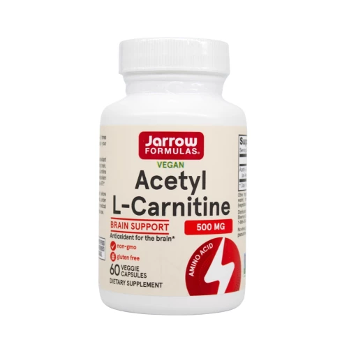 Jarrow - Acetyl L-Carnitine 500 mg - 60 kapsułek Jarrow - Acetyl L-Carnitine 500 mg - 60 kapsułek